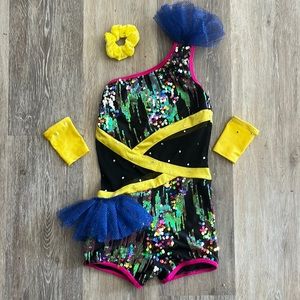 Reverence dance Youth Medium Jazz costume style 5323 3pc set